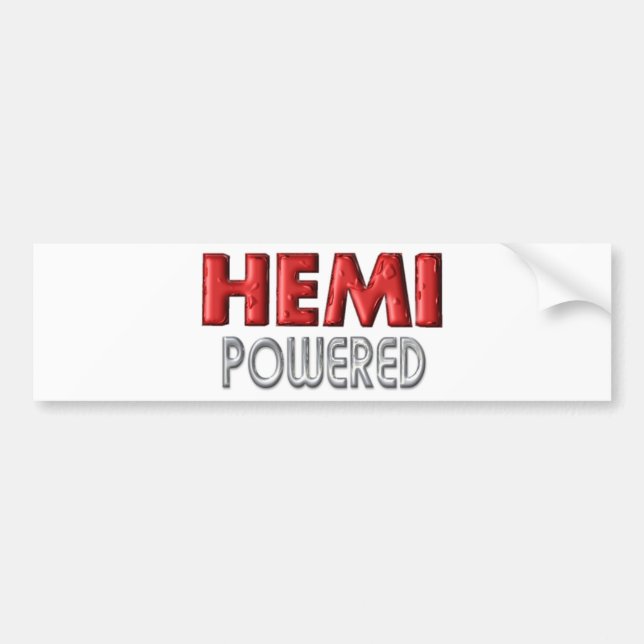 HEMI Powered Bumpersticker (Voorkant)