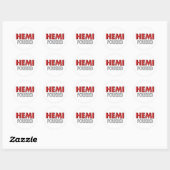 HEMI Powered Ronde Sticker (Vel)