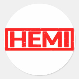 Hemi Stamp Ronde Sticker