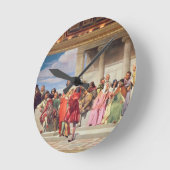 Hemicycle: Artiesten van alle leeftijden, details  Ronde Klok (Hoek)