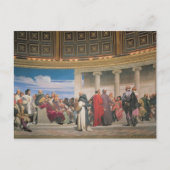 Hemicycle: Kunstenaars van alle leeftijden, detail Briefkaart (Voorkant)