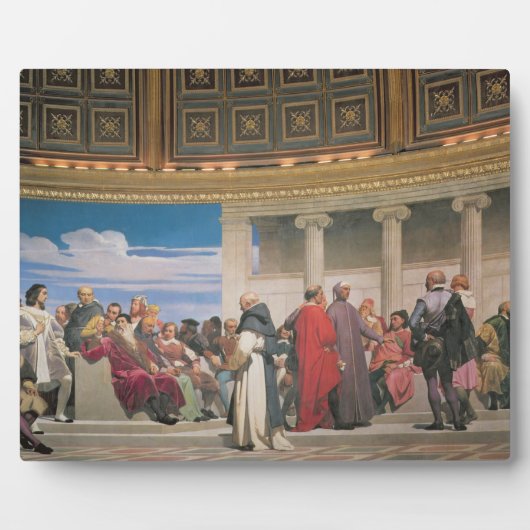 Hemicycle: Kunstenaars van alle leeftijden, detail Fotoplaat (Voorkant)