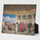 Hemicycle: Kunstenaars van alle leeftijden, detail Fotoplaat (Zijkant)