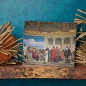 Hemicycle: Kunstenaars van alle leeftijden, detail Fotoplaat (Zijkant)