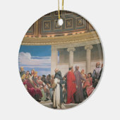 Hemicycle: Kunstenaars van alle leeftijden, detail Keramisch Ornament (Links)