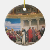 Hemicycle: Kunstenaars van alle leeftijden, detail Keramisch Ornament (Achterkant)