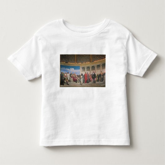 Hemicycle: Kunstenaars van alle leeftijden, detail Kinder Shirts (Voorkant)