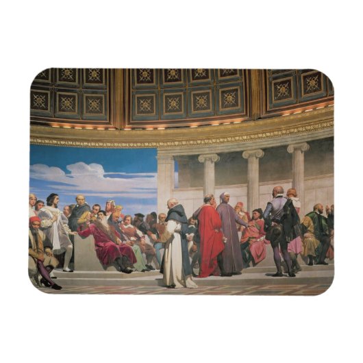 Hemicycle: Kunstenaars van alle leeftijden, detail Magneet (Horizontaal)