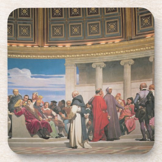 Hemicycle: Kunstenaars van alle leeftijden, detail Onderzetter (Voorkant)