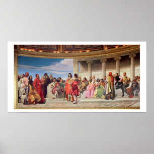 Hemicycle: Kunstenaars van alle leeftijden, detail Poster