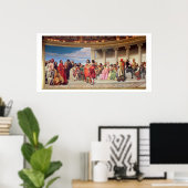 Hemicycle: Kunstenaars van alle leeftijden, detail Poster (Thuiskantoor)