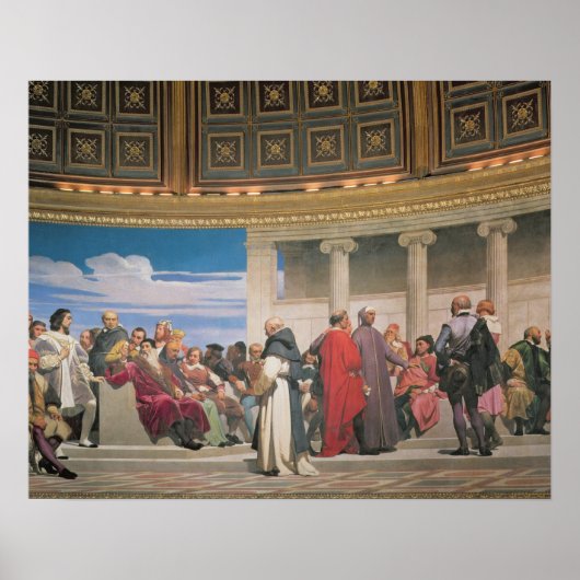 Hemicycle: Kunstenaars van alle leeftijden, detail Poster (Voorkant)