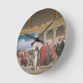 Hemicycle: Kunstenaars van alle leeftijden, detail Ronde Klok (Hoek)