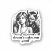 Hemingway Quote sticker (Voorkant)