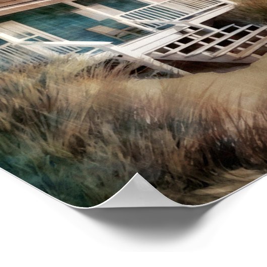 Hemingway Regen - 1 - Poster (Hoek)