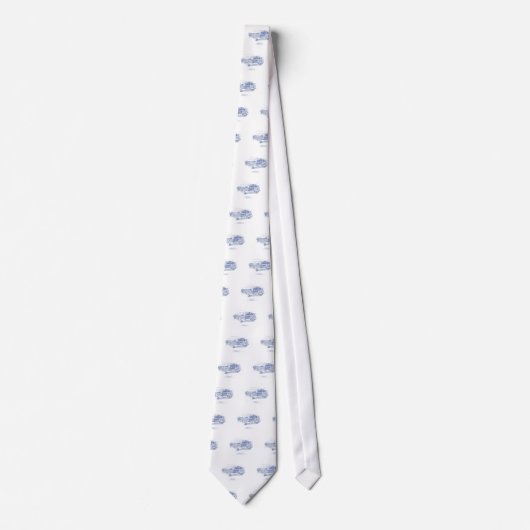 Hemingway's Chrysler uit 1955 (Biro) Stropdas (Voorkant)