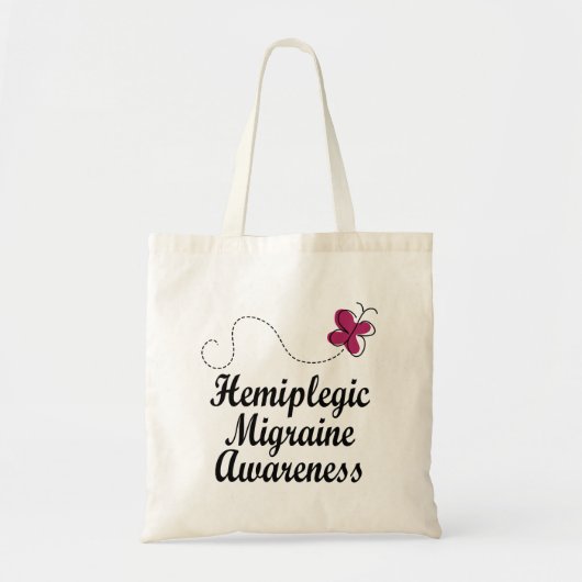 Hemiplegisch Migraine Bewustheid Tote Bag (Voorkant)