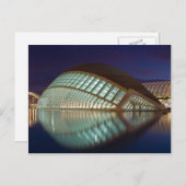 Hemisfeer in Valencia, Spanje Briefkaart (Voorkant / Achterkant)