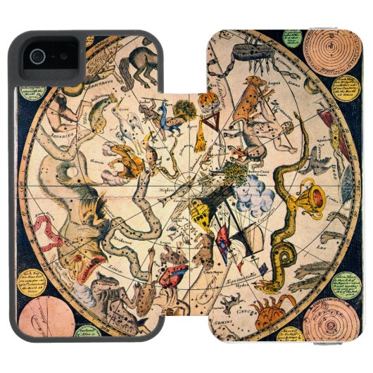Hemisphere 1790 incipio iPhone portemonnee hoesje (Agenda Open)