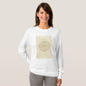 Hemisphere-kaart T-shirt (Voorkant volledig)
