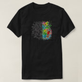 Hemisphersen met rechter en linkerhersenhelft t-shirt (Design voorkant)