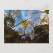 Hemlock Cliffs in de herfst, Indiana Briefkaart (Voorkant)