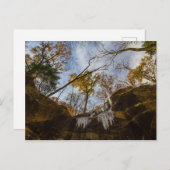 Hemlock Cliffs, Indiana in het najaar Briefkaart (Voorkant / Achterkant)