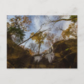 Hemlock Cliffs, Indiana in het najaar Briefkaart (Voorkant)