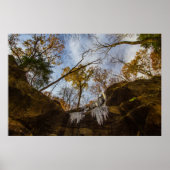 Hemlock Cliffs, Indiana in het najaar Poster (Voorkant)