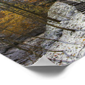 Hemlock Cliffs with Light Snow, Indiana Poster (Hoek)