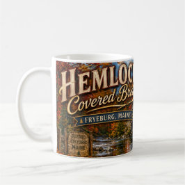 Hemlock Covered Bridge Fryeburg Maine koffiemok