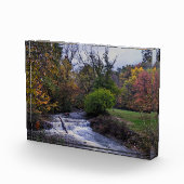 Hemlock Creek Herfsten op een mooie Herfst Ochtend Fotoblokken (Rechts)