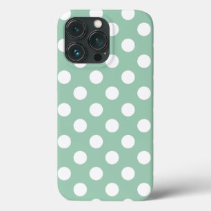 Hemlock Green, Big Polka Dots Case-Mate iPhone Case