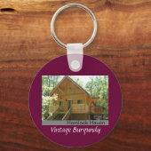 Hemlock Haven Burgundy Sleutelhanger (Voorkant)