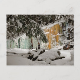 Hemlock & Iceflow, Smart's Brook, Thornton, NH Briefkaart