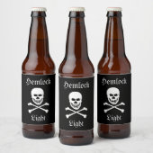 Hemlock Light Halloween Party Bier Etiket (Flessen)