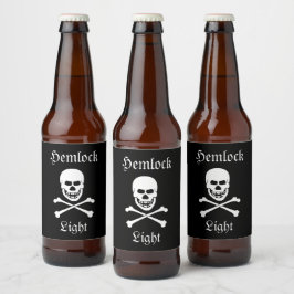 Hemlock Light Halloween Party Bier Etiket