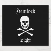 Hemlock Light Halloween Party Bier Etiket (Enkel label)