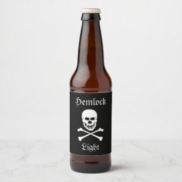 Hemlock Light Halloween Party Bier Etiket