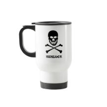 Hemlock Poison Black Skull and Crossbones