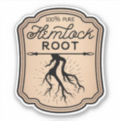 Hemlock Root Potion  Label Sticker (Voorkant)