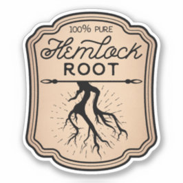 Hemlock Root Potion Label Sticker