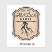 Hemlock Root Potion  Label Sticker (Vel)