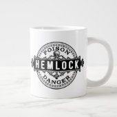 Hemlock  stijl gif Label Grote Koffiekop (Rechts)