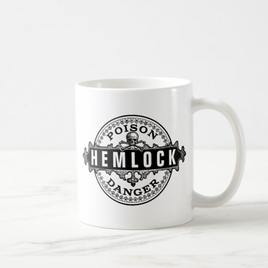 Hemlock stijl gif Label Mok (Rechts)
