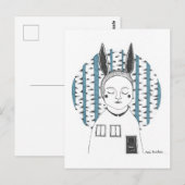 Hemmahörande Briefkaart (Voorkant / Achterkant)
