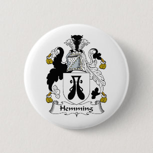Hemming Family Crest Ronde Button 5,7 Cm