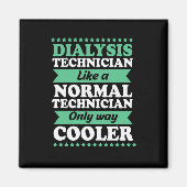 Hemo Tech Nefrologie Grappige Dialyse Technicus Magneet (Voorkant)