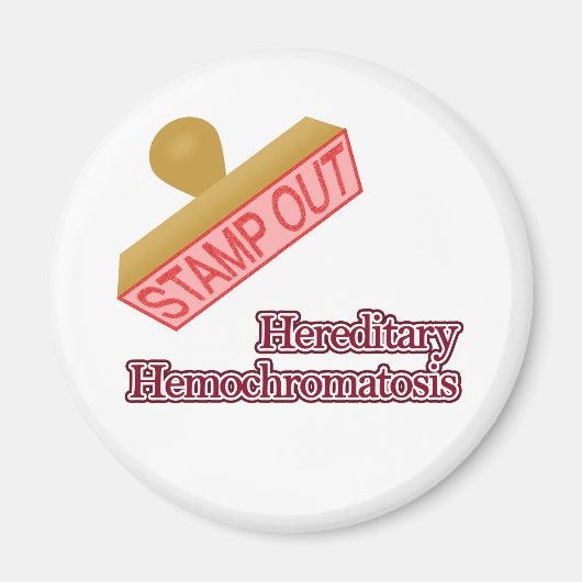 Hemochromatose, erfelijk magneet (Voorkant)