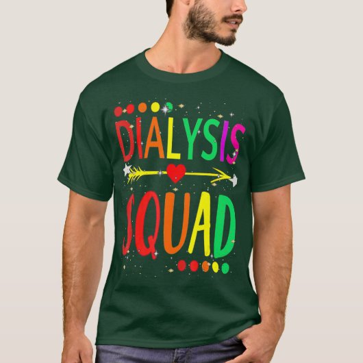Hemodialyse Squad dialyse T-shirt (Voorkant)